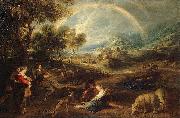 Peter Paul Rubens Landscape with Rainbow oil painting